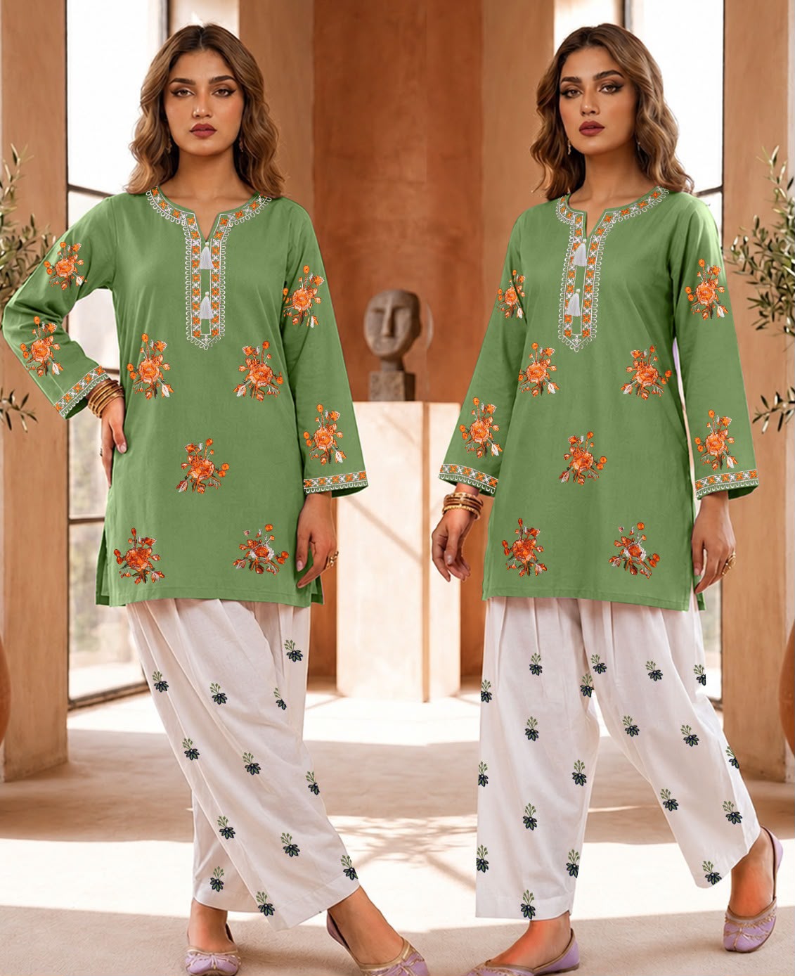ZETRO FARSHI VOL II EMB 2 PCS SUIT