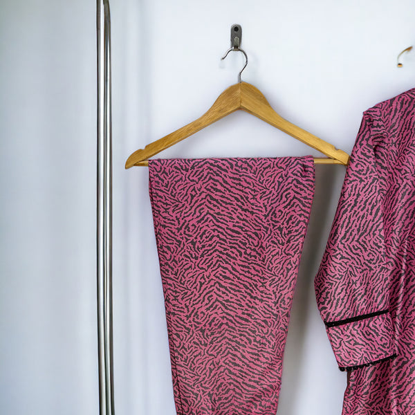 PRICE 1799/-《》🧵KN PINK ZEBRA DIGITAL🪡 زیبرا ڈیجیٹل🧵 || SELF JACQUARD