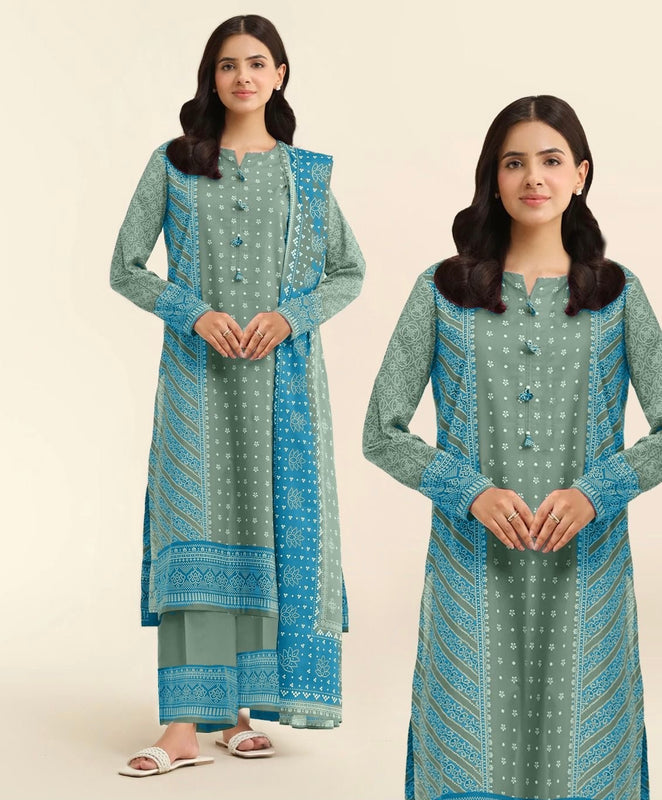 Rs 2999/- || FUSION LONG EDITION CHUNRI 3 PIECE SUIT Premium Chapter