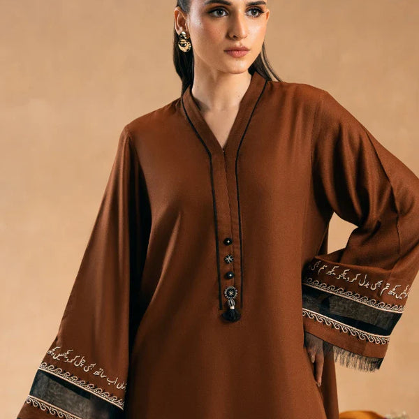 CALLIGRAPHY KAFTAN SET – Premium Lawn Edition SL00249 ✨