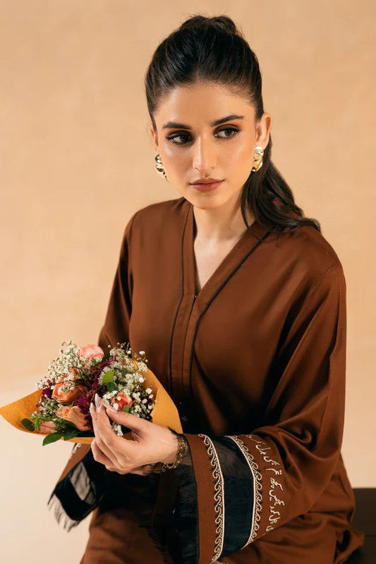 CALLIGRAPHY KAFTAN SET – Premium Lawn Edition SL00249 ✨