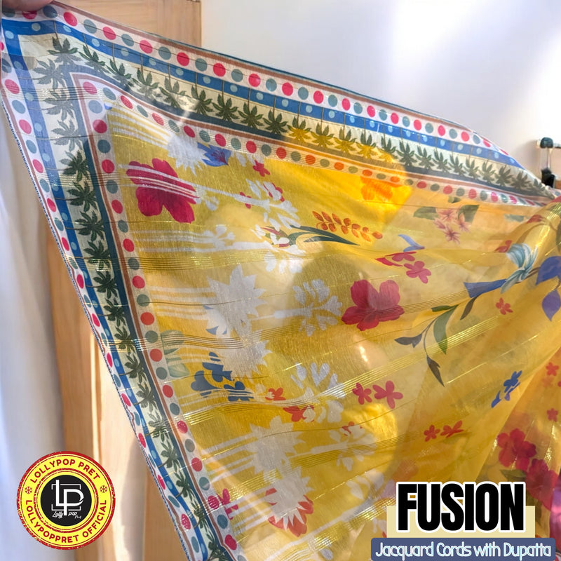 Rs 2299/- || Designer Stitched ||DIGITAL PREMIUM JACQUARD MATERIAL CO ORDS WITH DUPATTA