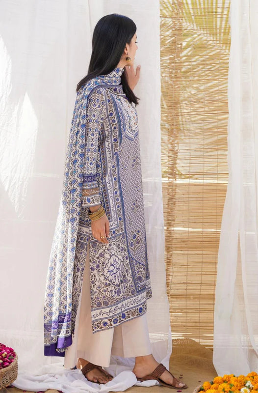 CALLIGRAPHY KAFTAN SET – Premium Lawn Edition SL00249 ✨