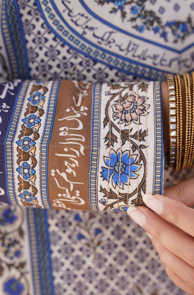CALLIGRAPHY KAFTAN SET – Premium Lawn Edition SL00249 ✨