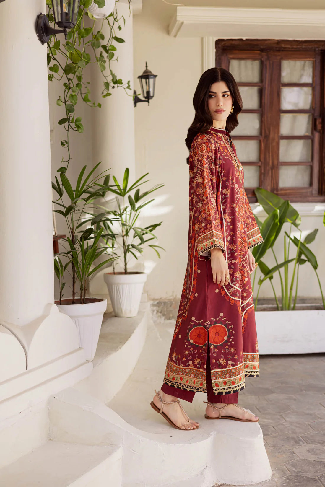 ✨ Handmade Gotta & Lappa Work Long Shirt ✨| ETHNIC INSPIRED | Price 3499/- SL00249