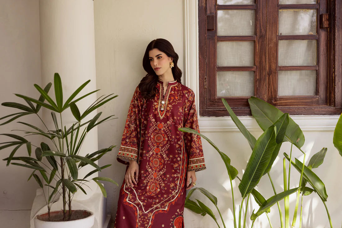 ✨ Handmade Gotta & Lappa Work Long Shirt ✨| ETHNIC INSPIRED | Price 3499/- SL00249