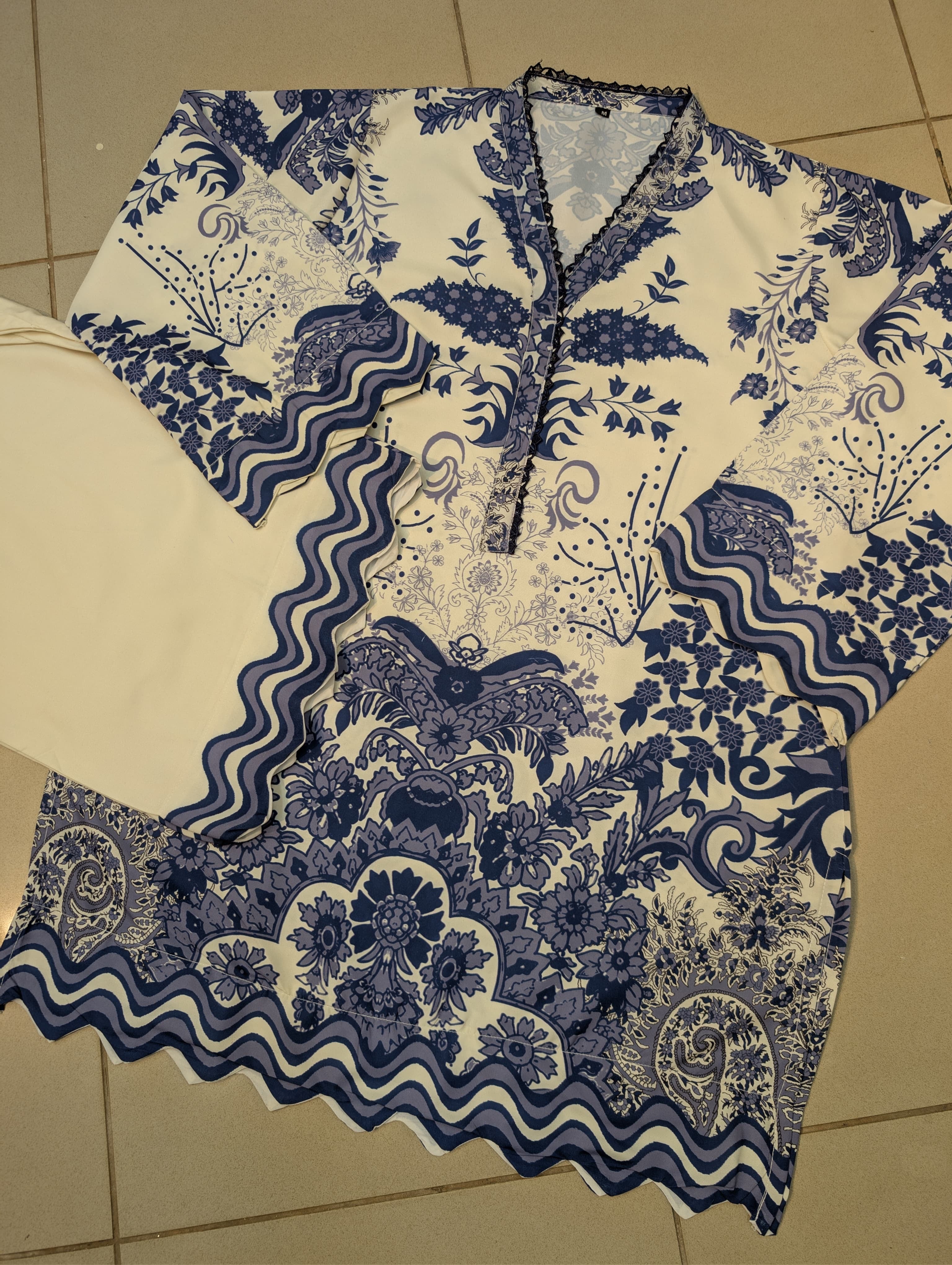 SKY BLOSSOM — 2 PIECE SUIT (Navy)