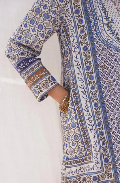 CALLIGRAPHY KAFTAN SET – Premium Lawn Edition SL00249 ✨