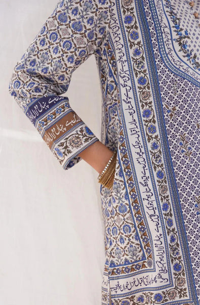 CALLIGRAPHY KAFTAN SET – Premium Lawn Edition SL00249 ✨