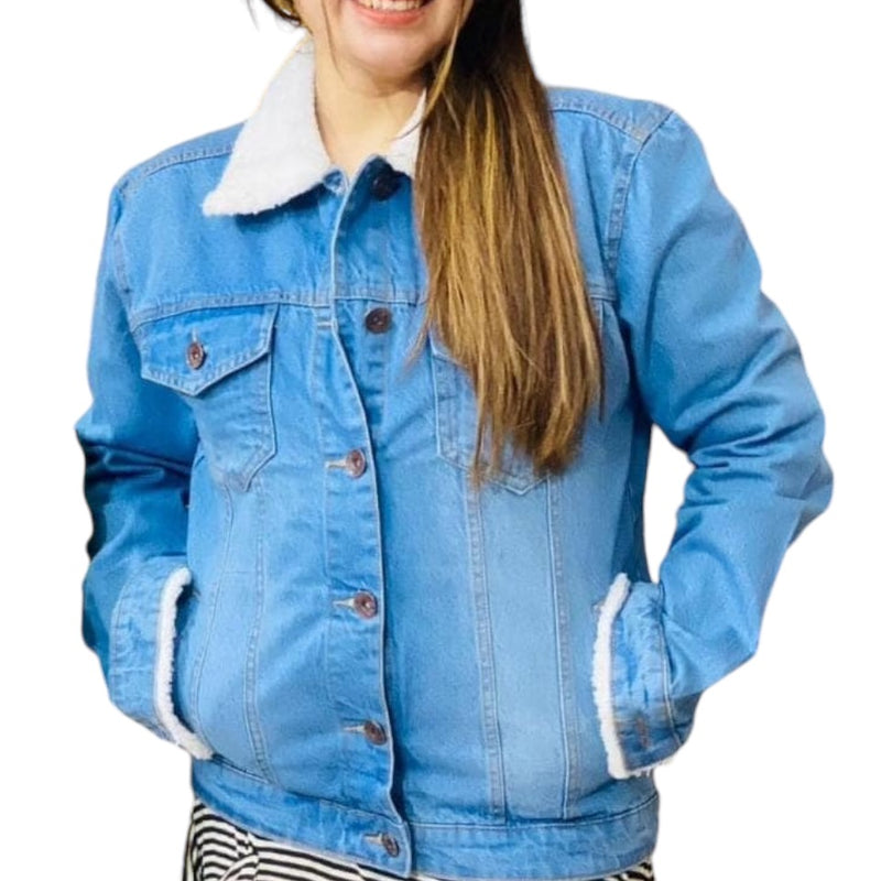 Lp FUR DENIM JACKET (UNISEX)