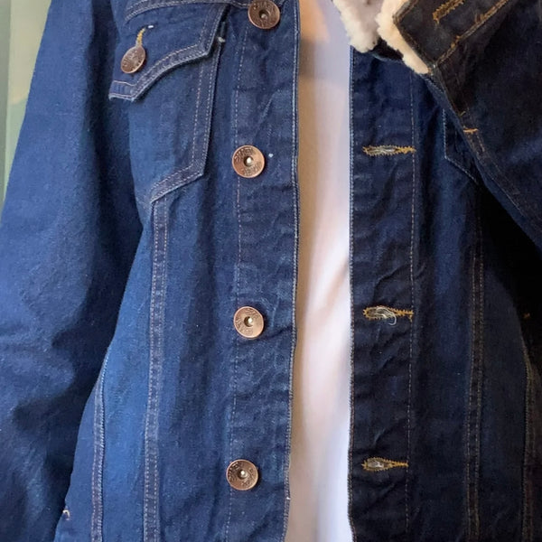 Lp FUR DENIM JACKET (UNISEX)