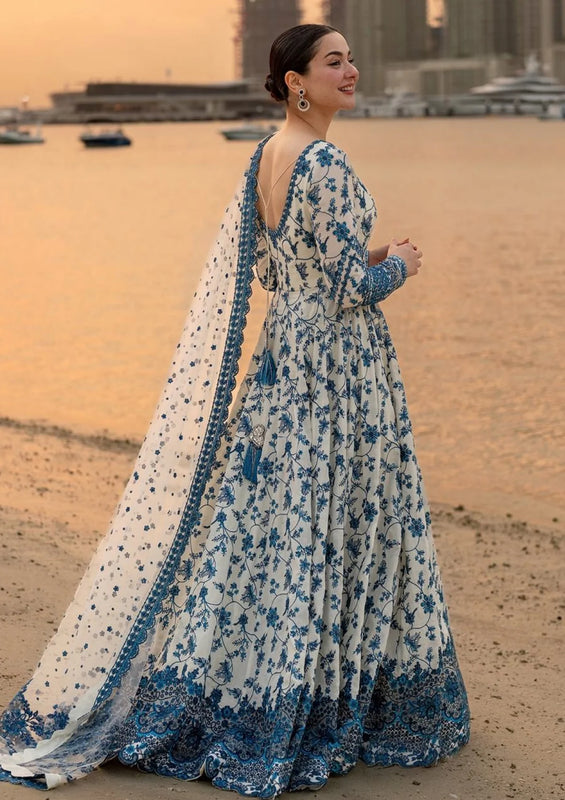 🌟 Faiza Saqlain Long Length | Most Viral Hania Amir Dress Maxi 🌟 (Printed Version)