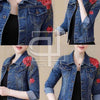 Lp DENIM 3D EMBROIDERED JACKET