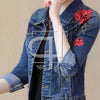 Lp DENIM 3D EMBROIDERED JACKET