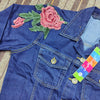 Lp DENIM 3D EMBROIDERED JACKET