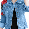 Lp DENIM 3D EMBROIDERED JACKET