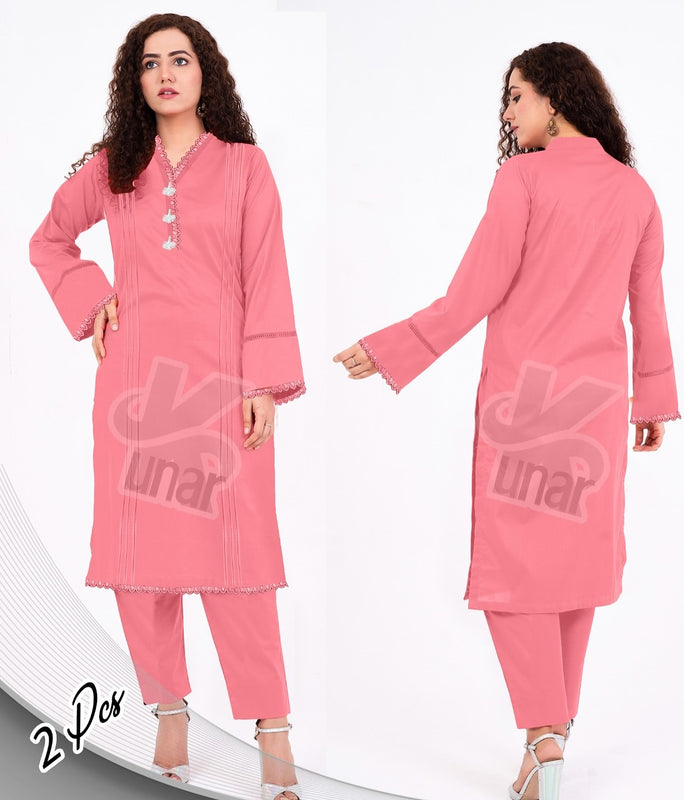 LP QURESHIYA NECK PEARL LONG CO-ORDS SET