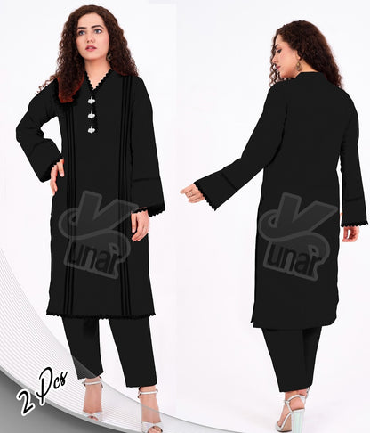 LP QURESHIYA NECK PEARL LONG CO-ORDS SET