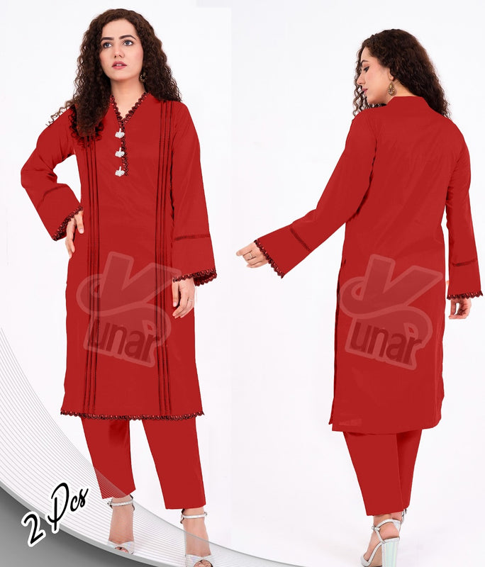 LP QURESHIYA NECK PEARL LONG CO-ORDS SET