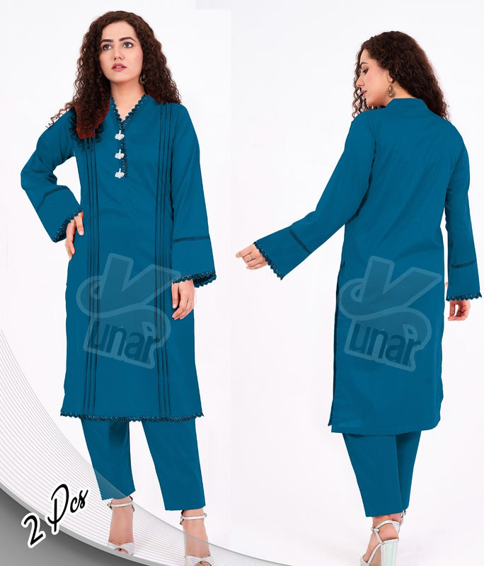 LP QURESHIYA NECK PEARL LONG CO-ORDS SET