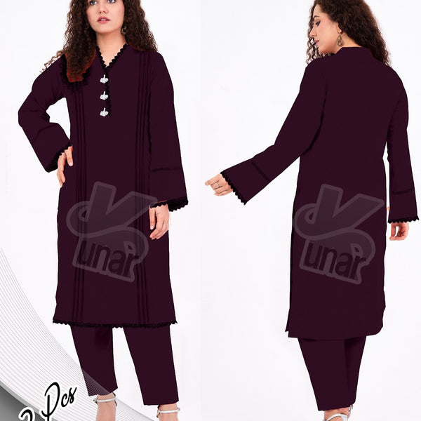 LP QURESHIYA NECK PEARL LONG CO-ORDS SET