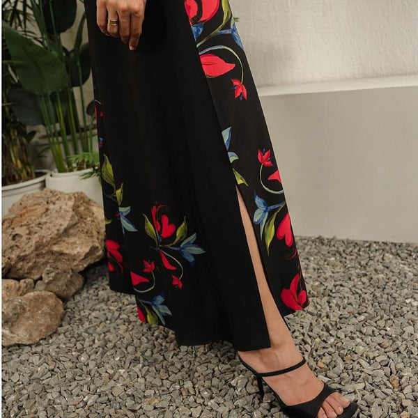 Abstract Floral Long Co-ords Set