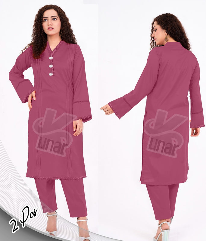 LP QURESHIYA NECK PEARL LONG CO-ORDS SET
