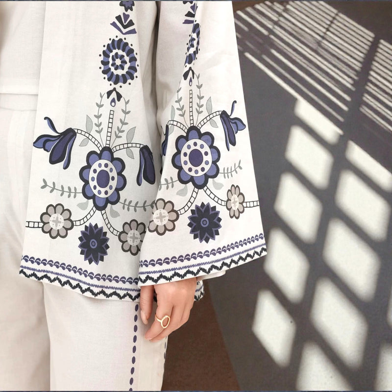 Fusion Western Gown 3-Piece Co-Ords Set | PRICE 2649/- per suit