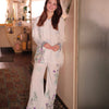 COTTON SILK SUMMER CHAPTER CO ORDS SET ||
