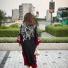 FUSION VARZAH SILK VELVET BLACK EDITION || KAFTAN 2 Piece Suit ||