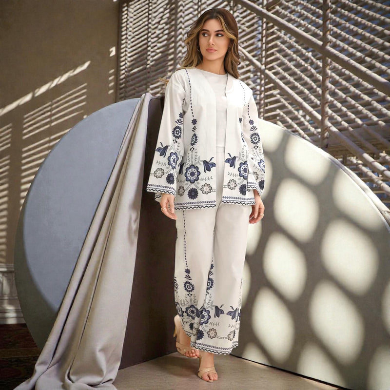 Fusion Western Gown 3-Piece Co-Ords Set | PRICE 2649/- per suit