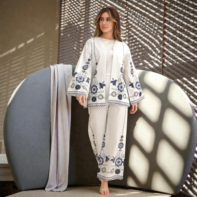 Fusion Western Gown 3-Piece Co-Ords Set | PRICE 2649/- per suit