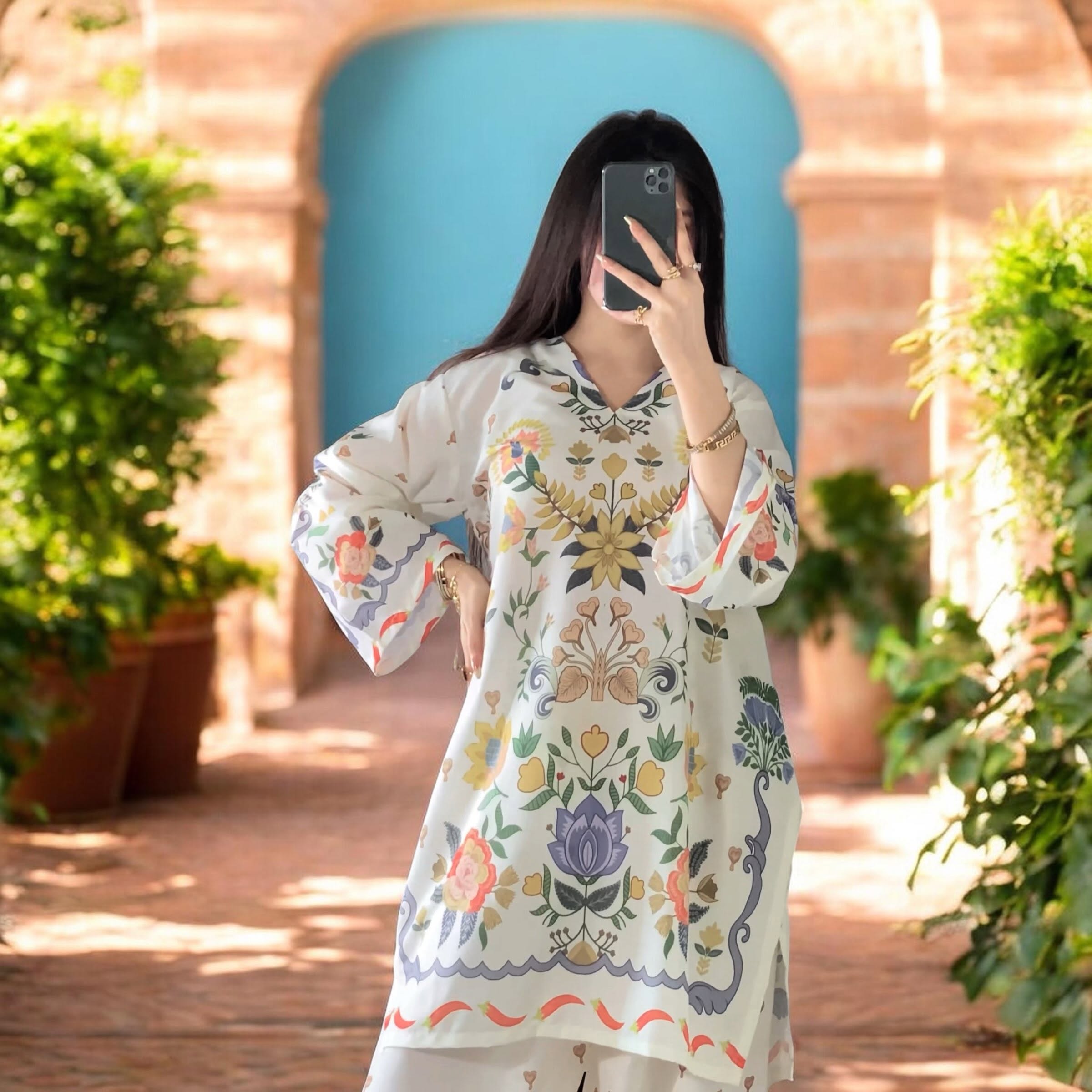 MUZANG FARSHI (Ethnc Inspired) – 2 Piece Suit PRICE 1999/-