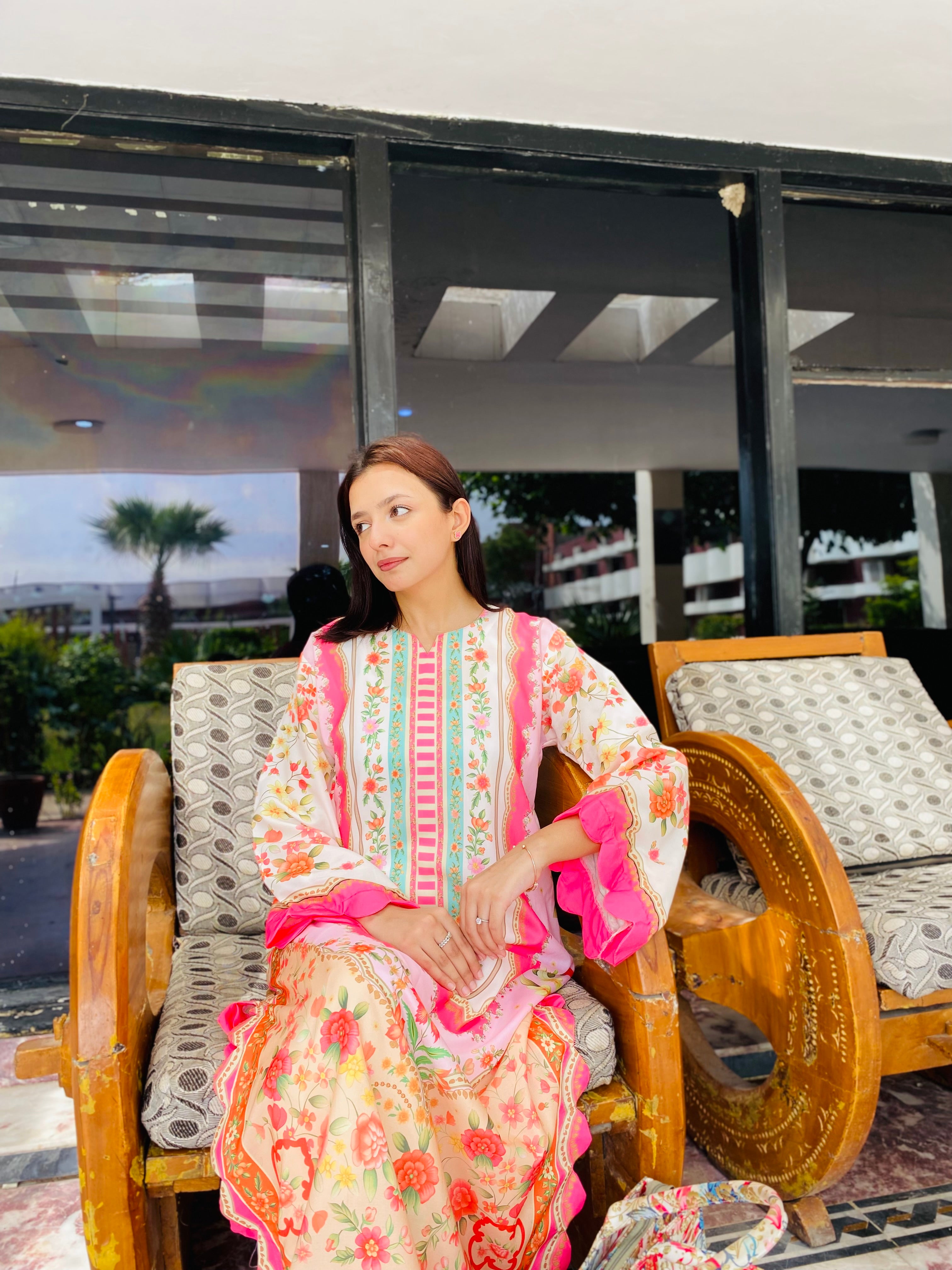 FUSION LONG ROUND DAMAN NEW WAVE MONTI | ETHNC INSPIRED LONG LENGTH 2 piece suit SL00249