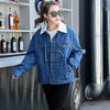 Lp FUR DENIM JACKET (UNISEX)