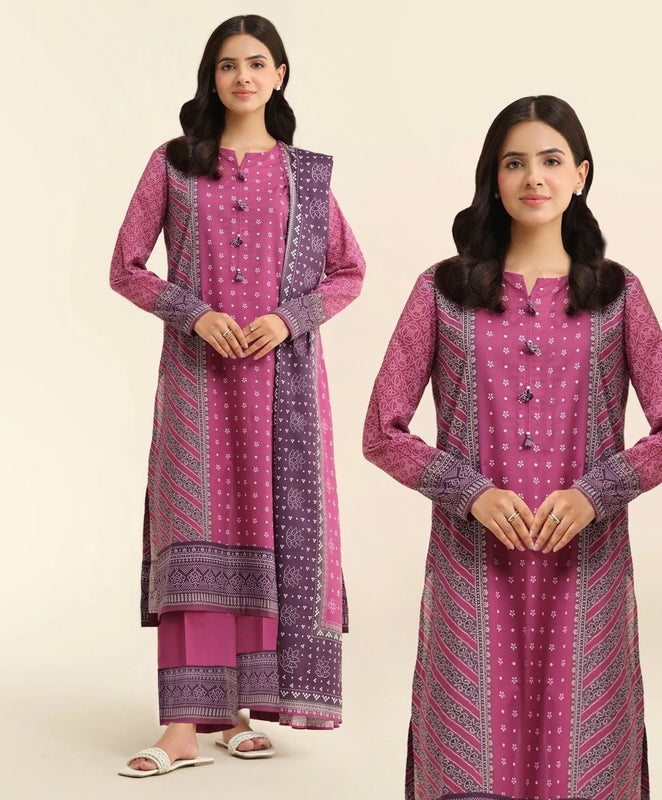 Rs 2999/- || FUSION LONG EDITION CHUNRI 3 PIECE SUIT Premium Chapter