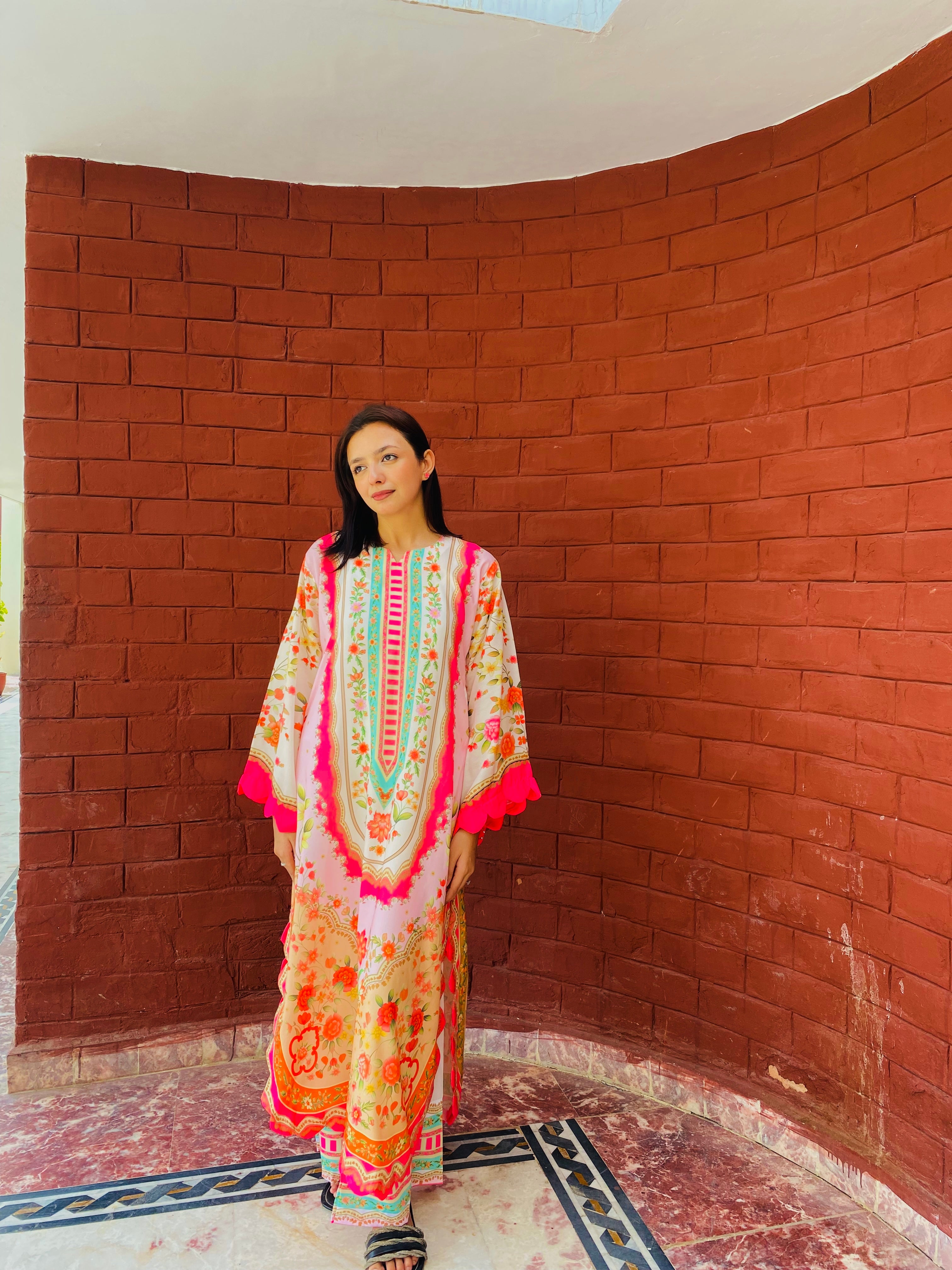 FUSION LONG ROUND DAMAN NEW WAVE MONTI | ETHNC INSPIRED LONG LENGTH 2 piece suit SL00249