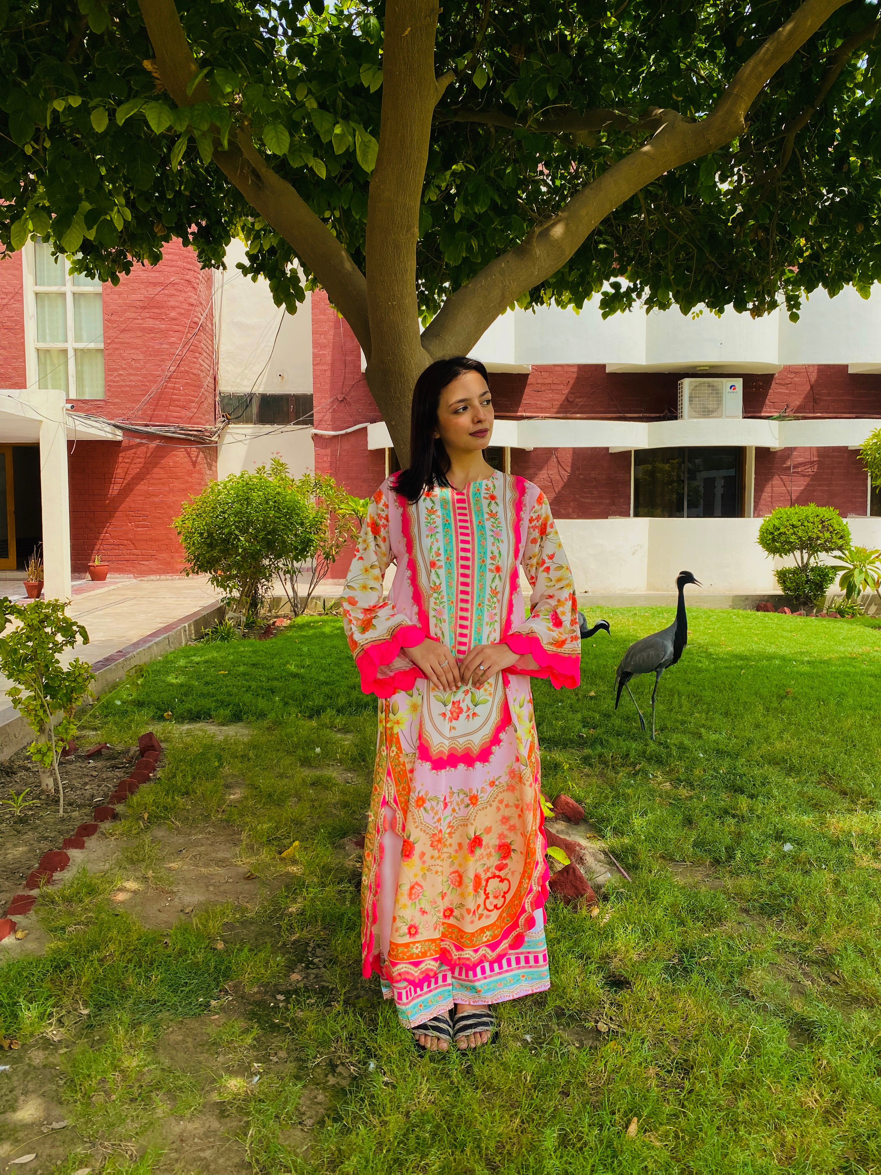 FUSION LONG ROUND DAMAN NEW WAVE MONTI | ETHNC INSPIRED LONG LENGTH 2 piece suit SL00249