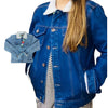 Lp FUR DENIM JACKET (UNISEX)