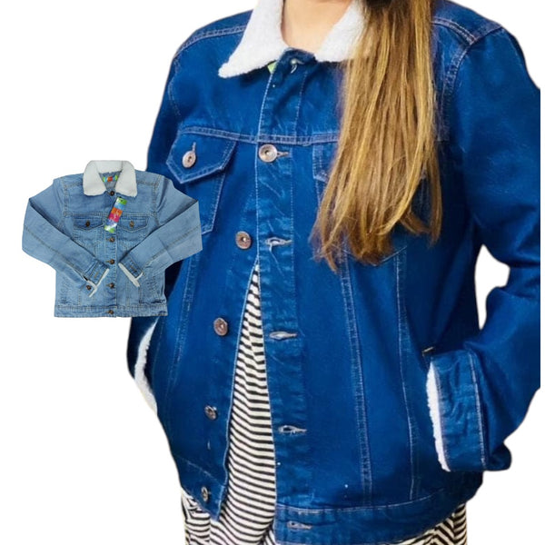 Lp FUR DENIM JACKET (UNISEX)