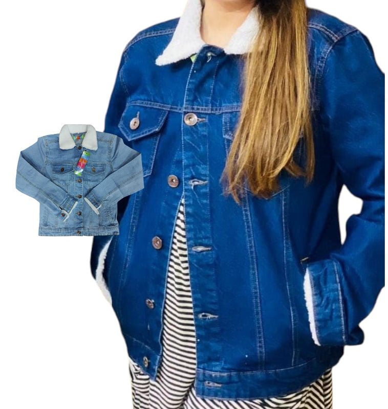 Lp FUR DENIM JACKET (UNISEX)