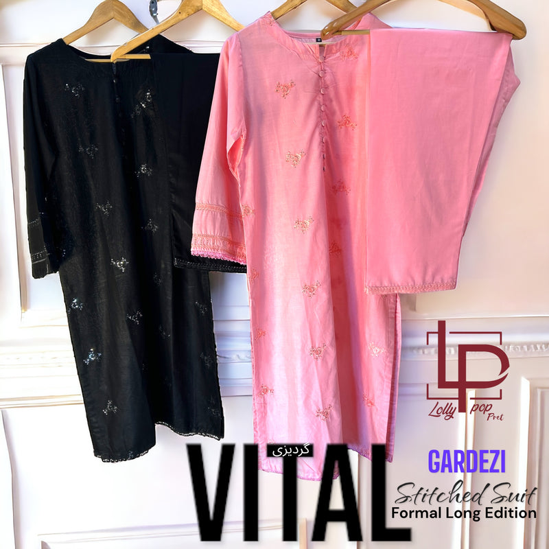 Rs 2499/- Stitched Long Suit || VITAL GARDEZI LONG EDITION