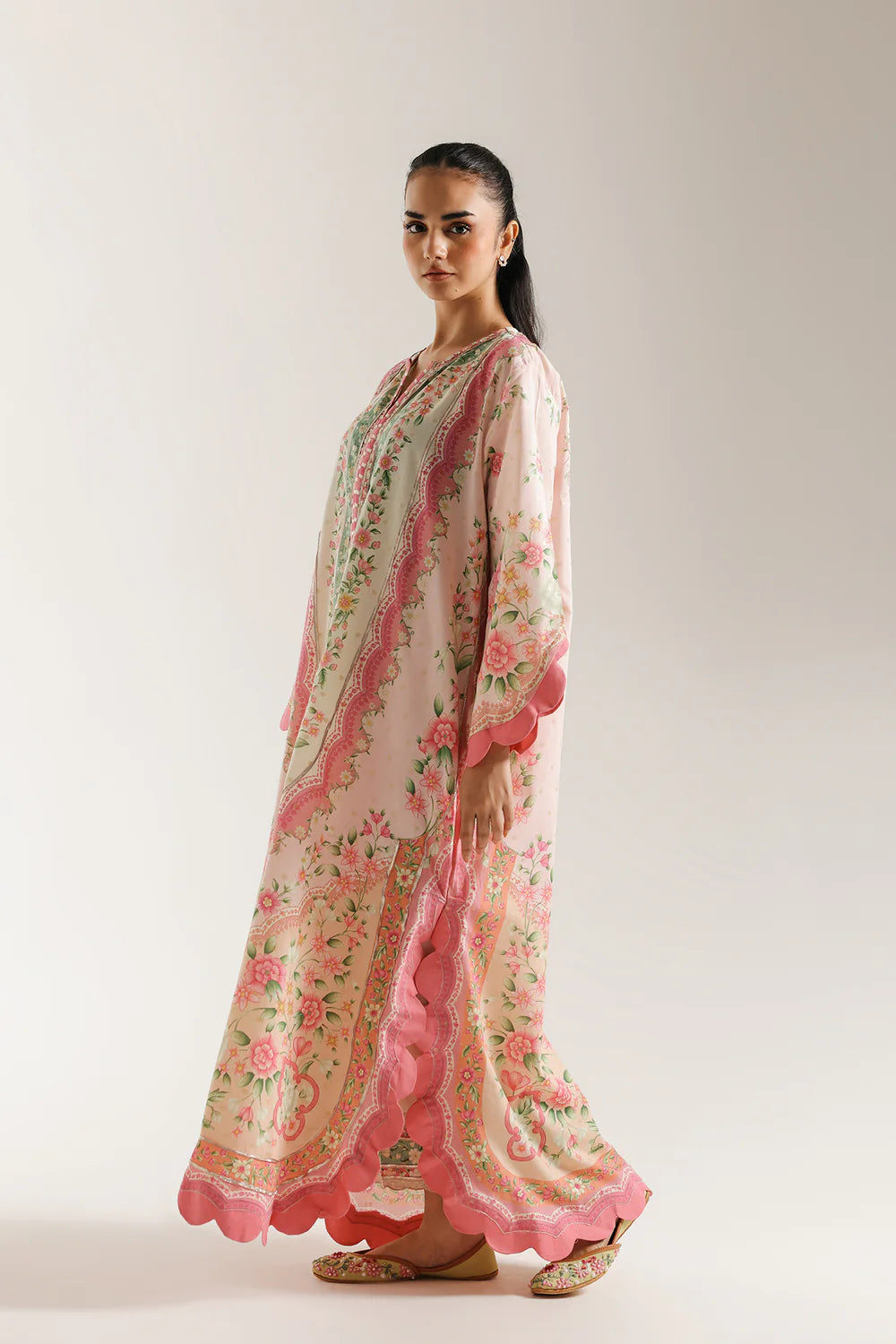 FUSION LONG ROUND DAMAN NEW WAVE MONTI | ETHNC INSPIRED LONG LENGTH 2 piece suit SL00249