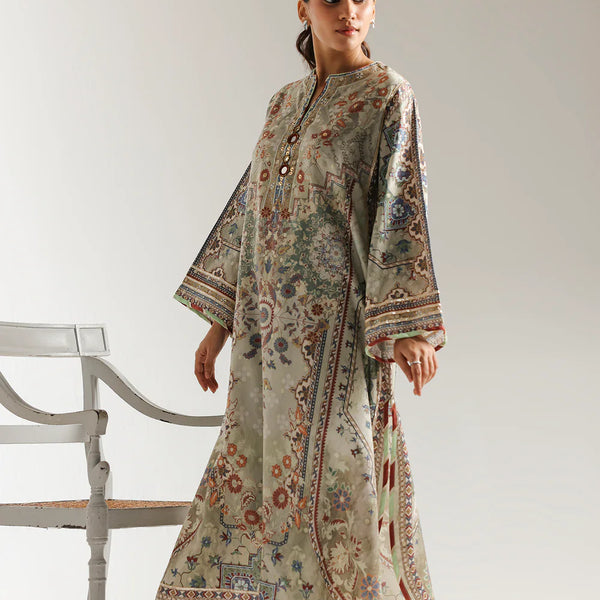 Lemon Icing Printed 2-Piece Suit – Long Shirt || PRICE 2999/-