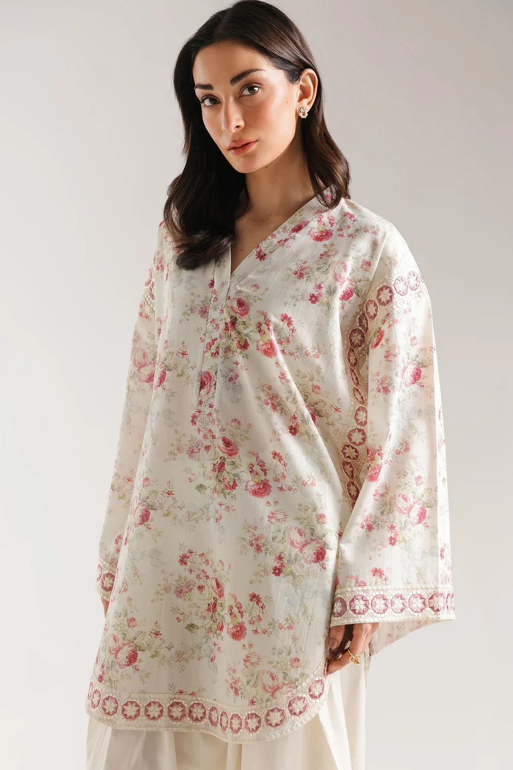 Ethnic Inspired Embroidered 2 Piece Shalwar Suit