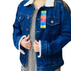 Lp FUR DENIM JACKET (UNISEX)