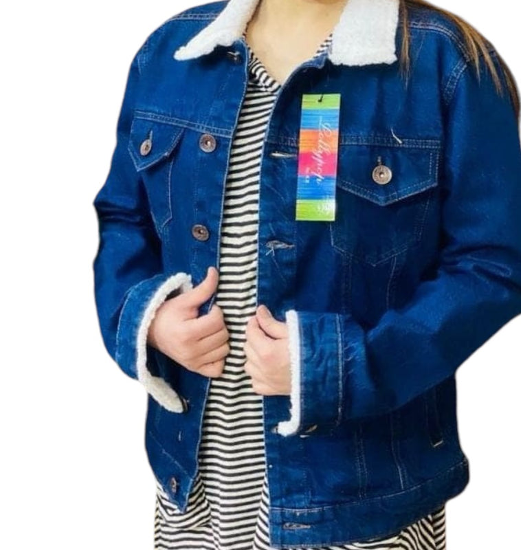 Lp FUR DENIM JACKET (UNISEX)