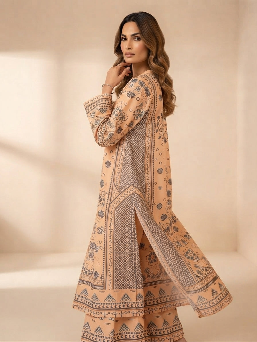 LULUSAR INSPIRED PASSU KAFTAN – 2 Piece Suit
