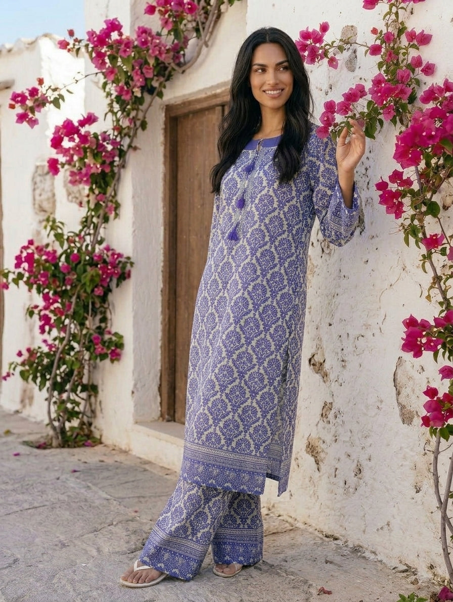 BLOOMISH KAFTAN SET – 2 Piece Suit