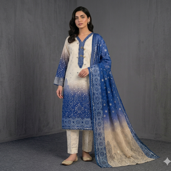 ✨ EMB Tie & Dye 3 PCS Suit ✨